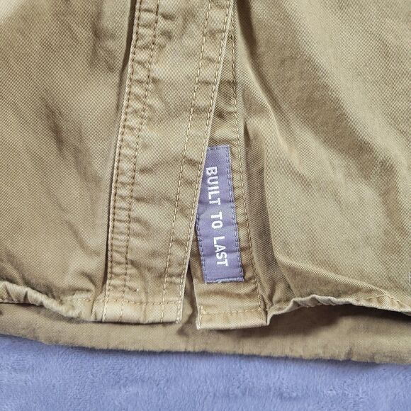 Ariat Rebar Womens Shirt Large Brown Washed Twill Work Relaxed Long Sleeve - Picture 5 of 9